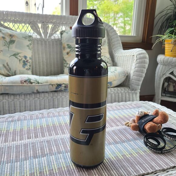 Purdue University Spirit Bundle Ceramic Mug, H2O Bottle, Plush Keychain, Lanyard - Picture 5 of 10